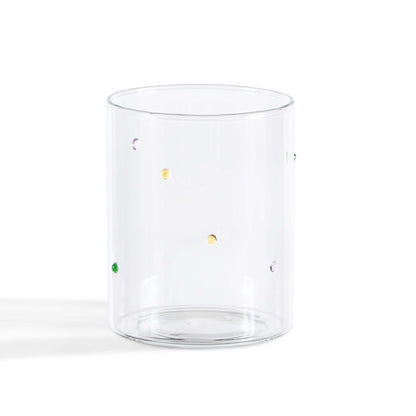 Nelly Polka Dot Glass Highballs - Set of 4 - Clear