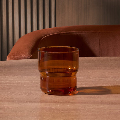 Sonne Colour Glass Tumblers - Set of 4 - Amber