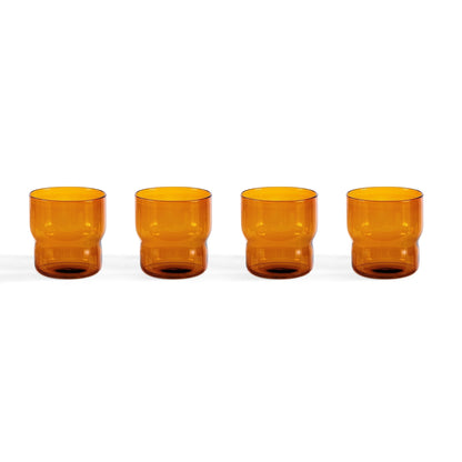 Sonne Colour Glass Tumblers - Set of 4 - Amber